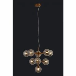 Searchlight Gold Orion 9 Light Pendant -Searchlight Shop unnamed file 538