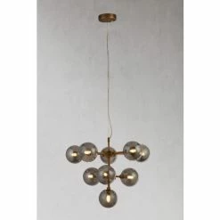 Searchlight Gold Orion 9 Light Pendant -Searchlight Shop unnamed file 539