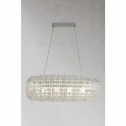 Searchlight Clear/Chrome Zaza 4 Light Ceiling Light -Searchlight Shop unnamed file 555