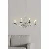 Searchlight Delilah 8 Light Chrome Ceiling Light