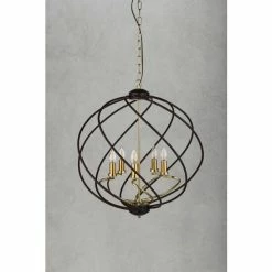 Searchlight Black/Gold Hugo 5 Light Ceiling Pendant 3 Searchlight Black/Gold Hugo 5 Light Ceiling Pendant -Searchlight Shop unnamed file 589