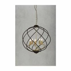 Searchlight Black/Gold Hugo 5 Light Ceiling Pendant 5 Searchlight Black/Gold Hugo 5 Light Ceiling Pendant -Searchlight Shop unnamed file 591