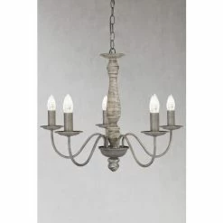 Searchlight Esme 5 Light Grey Ceiling Light -Searchlight Shop unnamed file 603
