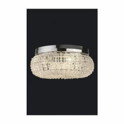 Searchlight Chrome Zizi Flush Ceiling Light -Searchlight Shop unnamed file 610