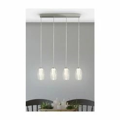 Searchlight Giana 4 Light Chrome & Glass Bar Pendant 4 Searchlight Giana 4 Light Chrome & Glass Bar Pendant -Searchlight Shop unnamed file 613