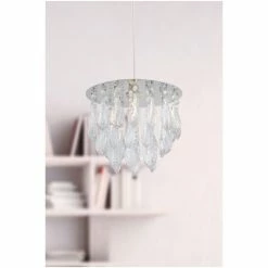Searchlight Ella Silver Acrylic Shade 5 Searchlight Ella Silver Acrylic Shade -Searchlight Shop unnamed file 662