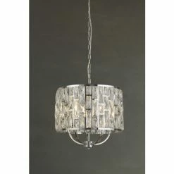 Searchlight Chrome Montgomery 5 Light Ceiling Pendant