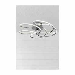 Searchlight Harlan 5 Light Chrome Flush Ceiling Light -Searchlight Shop unnamed file 697