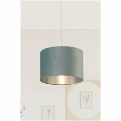 Searchlight Josie Sage Green Velvet Easy Fit Shade -Searchlight Shop unnamed file 7