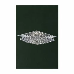 Searchlight Chrome/Clear Dama 8 Light Crystal Flush Ceiling Light -Searchlight Shop unnamed file 702