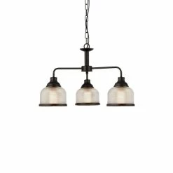 Searchlight Black Highclere 3 Light Black And Glass Ceiling Light -Searchlight Shop unnamed file 776