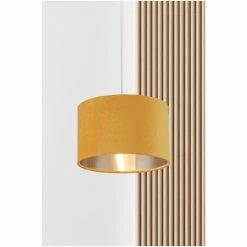 Searchlight Josie Ochre Yellow Velvet Easy Fit Shade 5 Searchlight Josie Ochre Yellow Velvet Easy Fit Shade -Searchlight Shop unnamed file 81