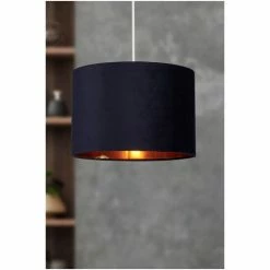 Searchlight Josie Navy Blue Velvet & Gold Inner Easy Fit Shade 5 Searchlight Josie Navy Blue Velvet & Gold Inner Easy Fit Shade -Searchlight Shop unnamed file 821