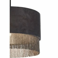 Searchlight Grey Geena Fringe Shade -Searchlight Shop unnamed file 828