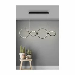 Searchlight Ugo 4 Light Matt Black Ceiling Pendant -Searchlight Shop unnamed file 842