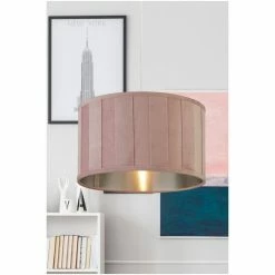 Searchlight Lucy Light Pink Velvet Easy Fit Shade 5 Searchlight Lucy Light Pink Velvet Easy Fit Shade -Searchlight Shop unnamed file 849