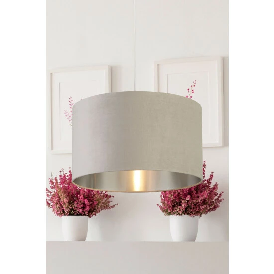 unnamed-file-850.jpg Searchlight Josie Light Grey Velvet Easy Fit Shade -Searchlight Shop unnamed file 850