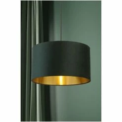 Searchlight Josie Green Velvet Easy Fit Shade -Searchlight Shop unnamed file 857