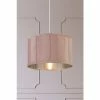 Searchlight Lucy Light Pink Velvet Easy Fit Shade