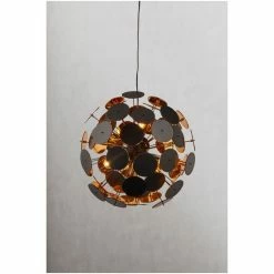 Searchlight Black/Gold Corona 6 Light Ceiling Pendant 5 Searchlight Black/Gold Corona 6 Light Ceiling Pendant -Searchlight Shop unnamed file 877