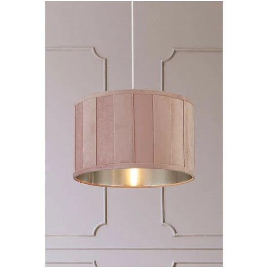 unnamed-file-89.jpg Searchlight Lucy Light Pink Velvet Easy Fit Shade -Searchlight Shop unnamed file 89