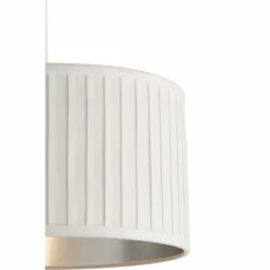 Searchlight Ivory Lottie Pleated Velvet With Silver Inner Shade -Searchlight Shop unnamed file 897