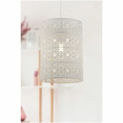 Searchlight Cream Painted Amelia Easy Fit Shade -Searchlight Shop unnamed file 93