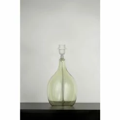 Searchlight Green Decant Glass Bottle Table Lamp Base
